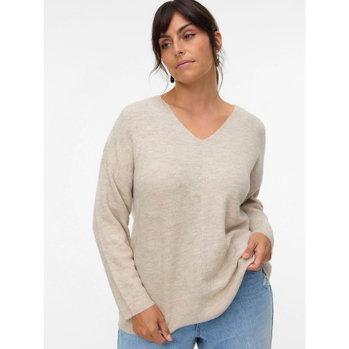 Pull En Maille birch, VERO MODA