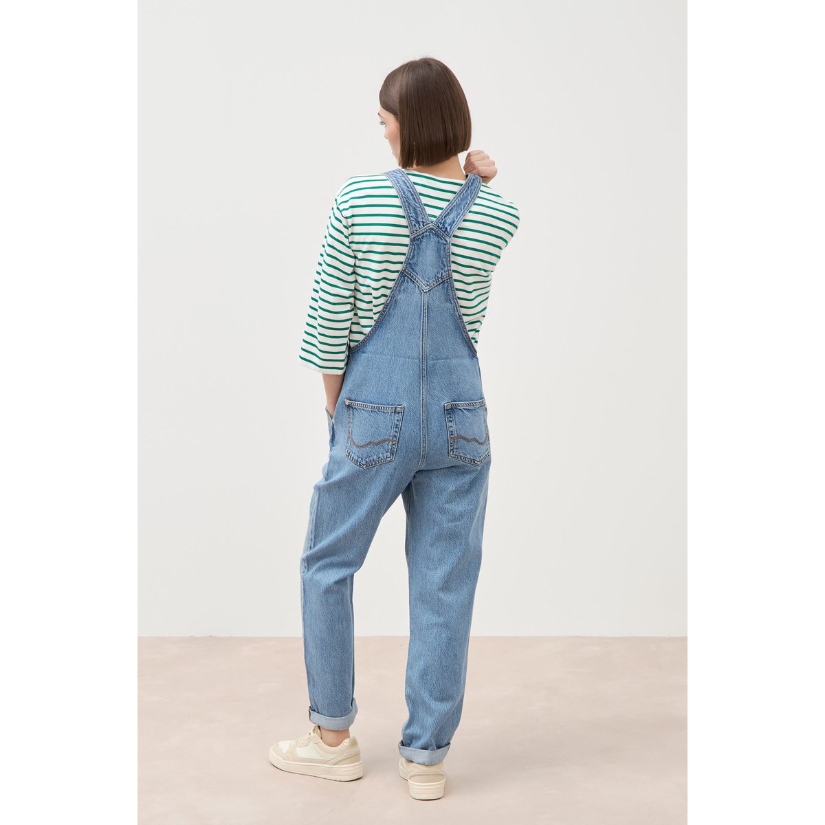 Salopette en jean denim stone, BONOBO