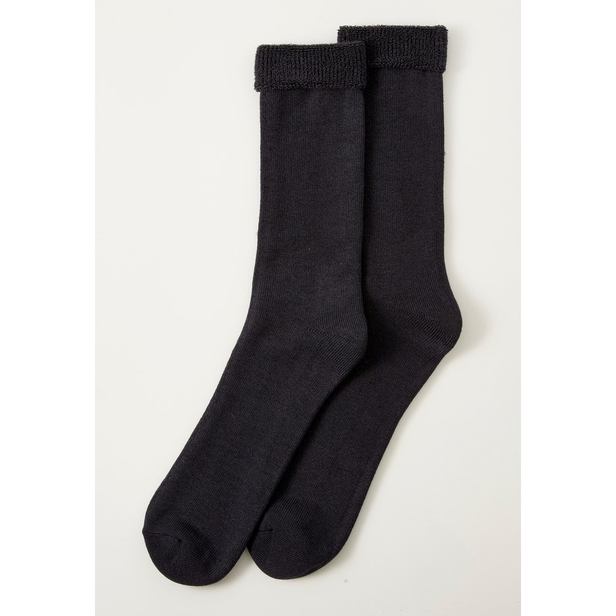 Mi-chaussettes bouclette Thermolactyl marine, DAMART
