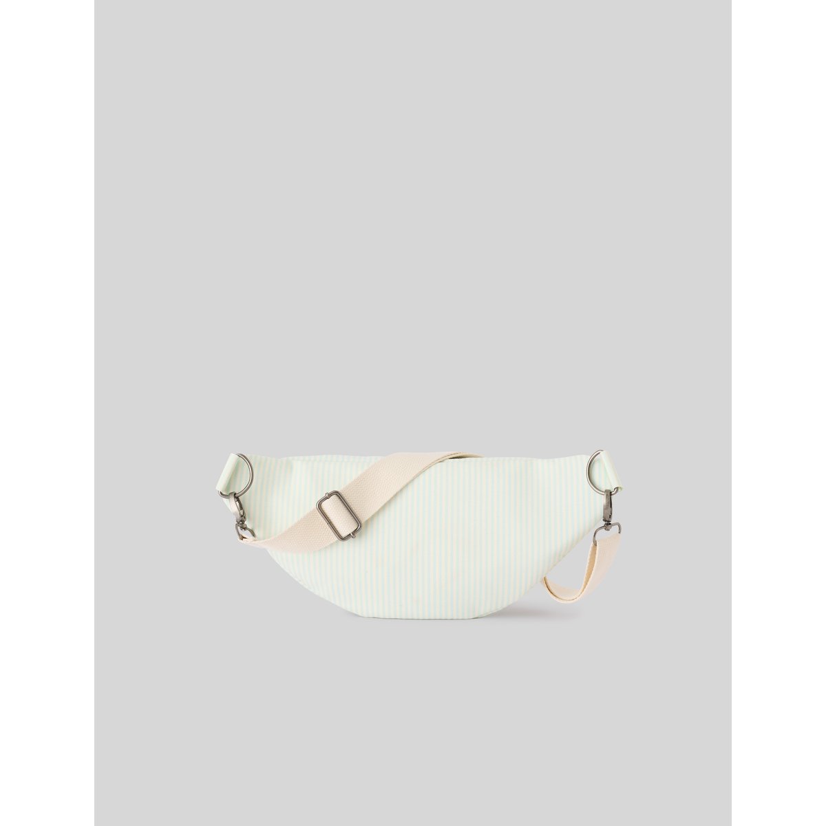 Sac banane en coton menthe, BZB