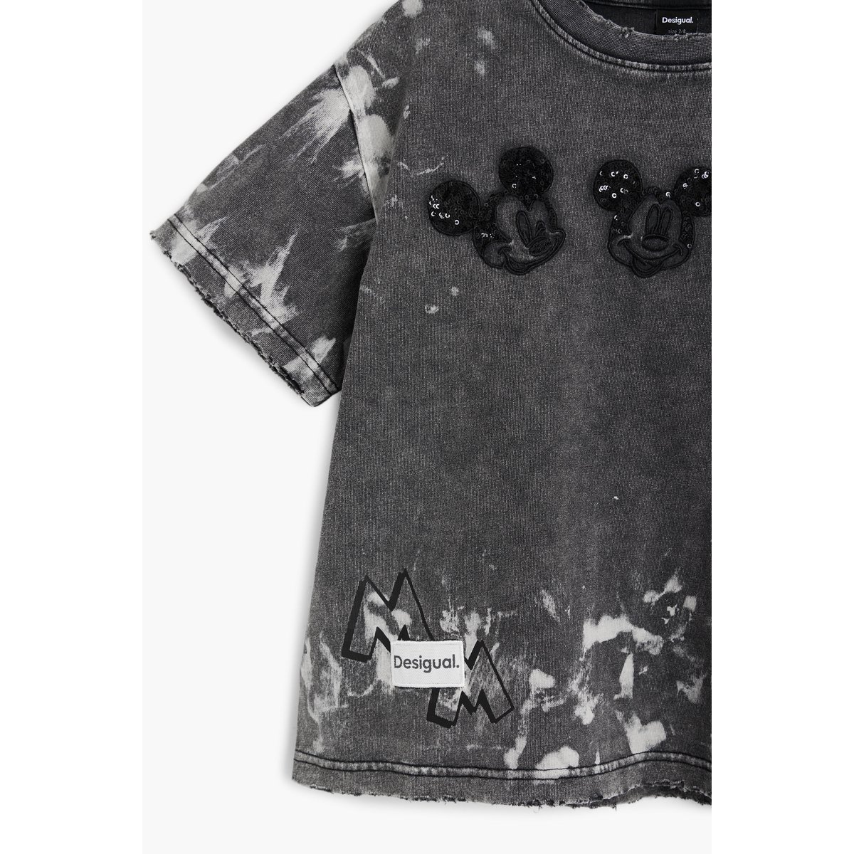 T-shirt tie-dye Mickey™ noir, DESIGUAL