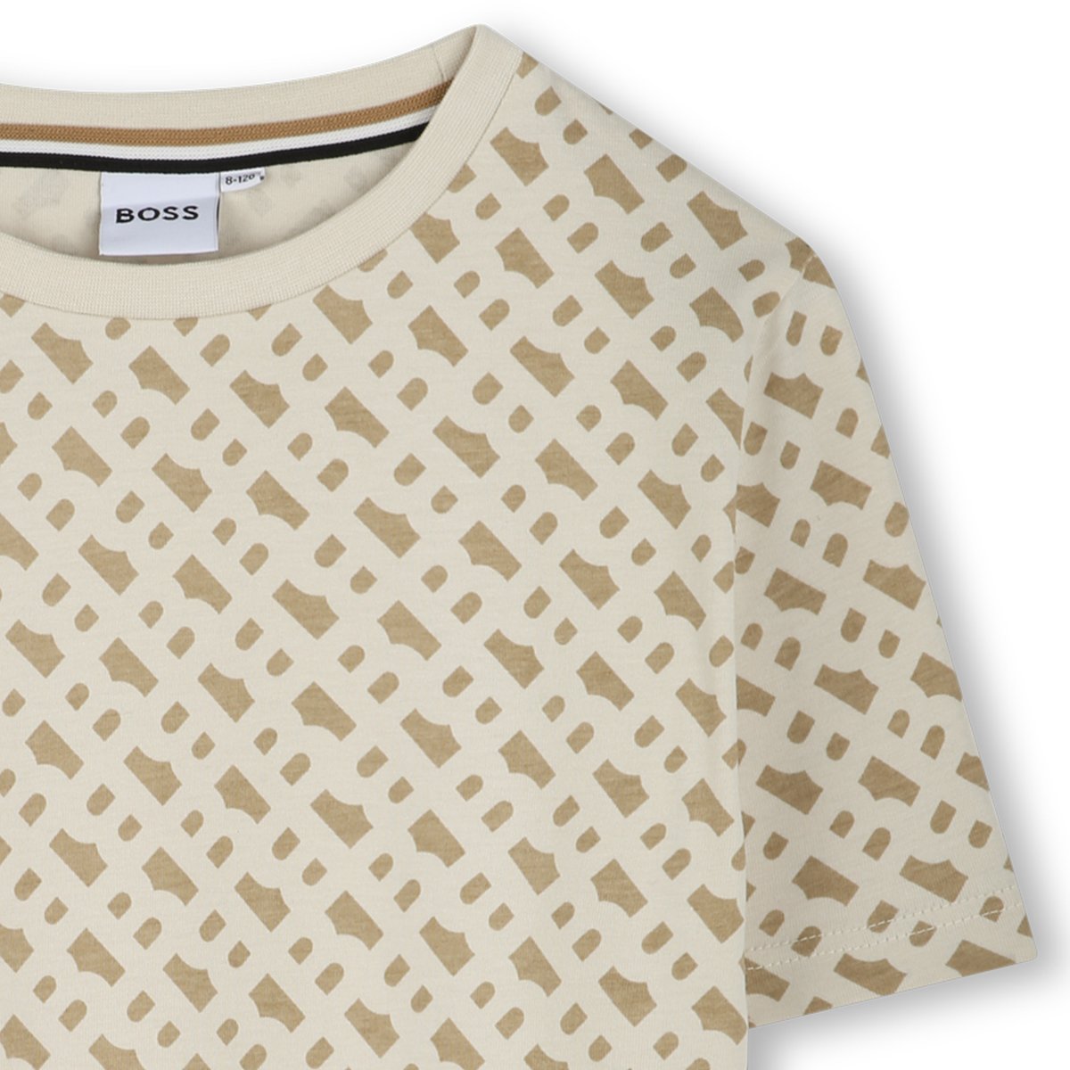 T-shirt en coton imprimé vanille, BOSS KIDSWEAR