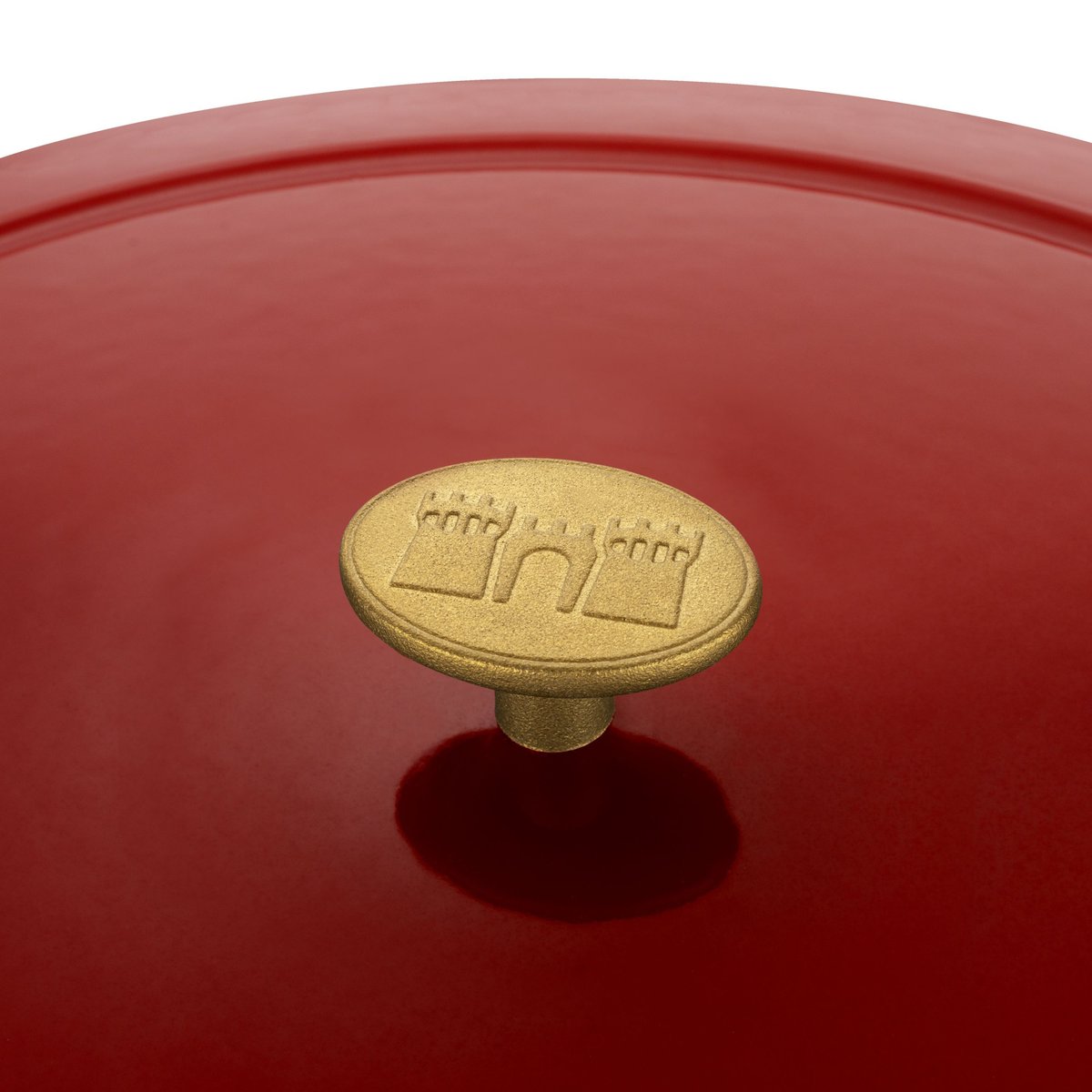 Cocotte en fonte Ovale, Rouge rouge, BALLARINI