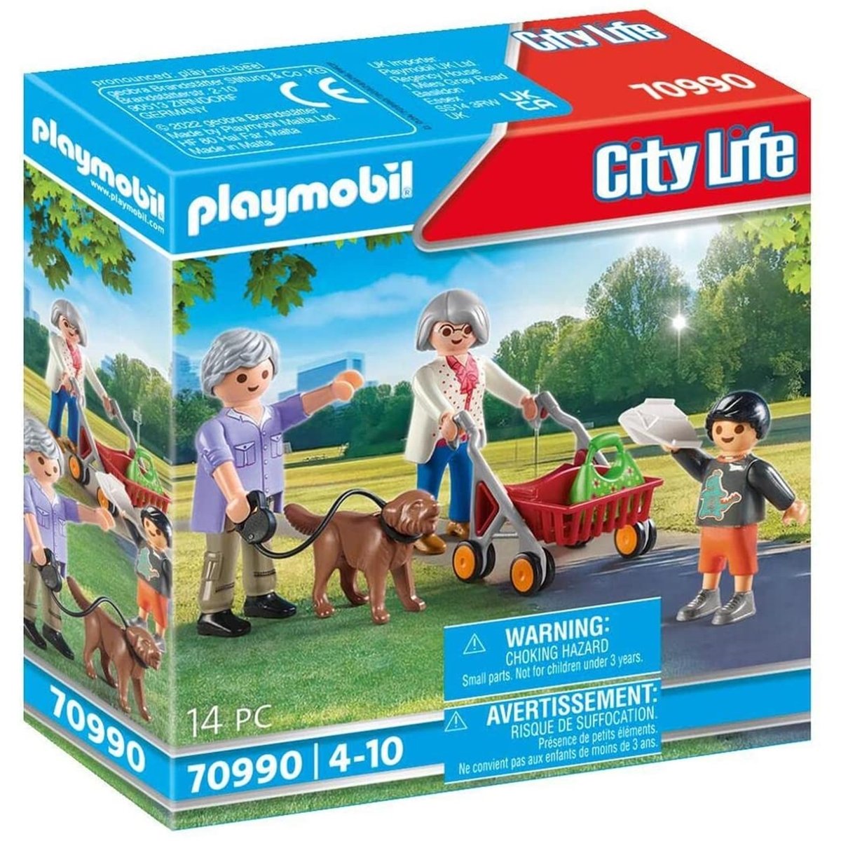 City Life Grands-parents avec petit-fils multicolore, PLAYMOBIL