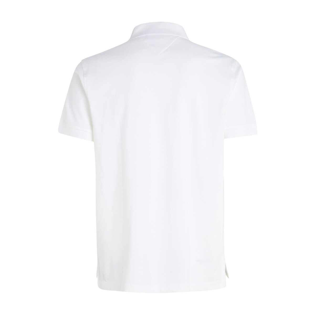 Stretch Polo Shirt in Regular Fit with 2-Button Collar white, TOMMY HILFIGER