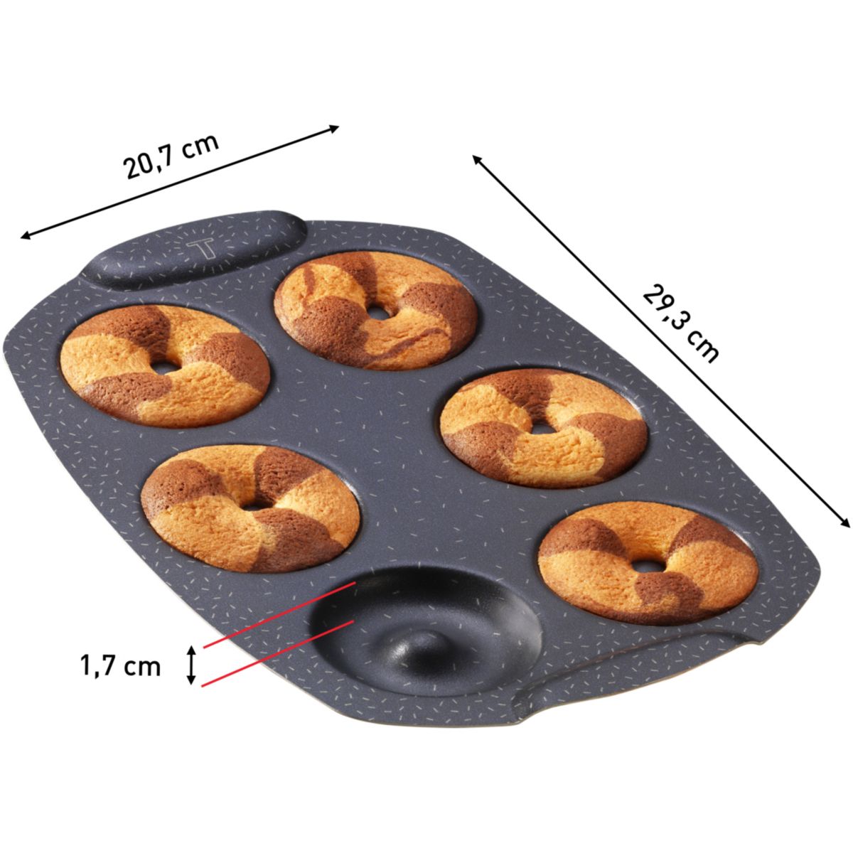 Moule à donuts Perfectbake mini donuts noir, TEFAL
