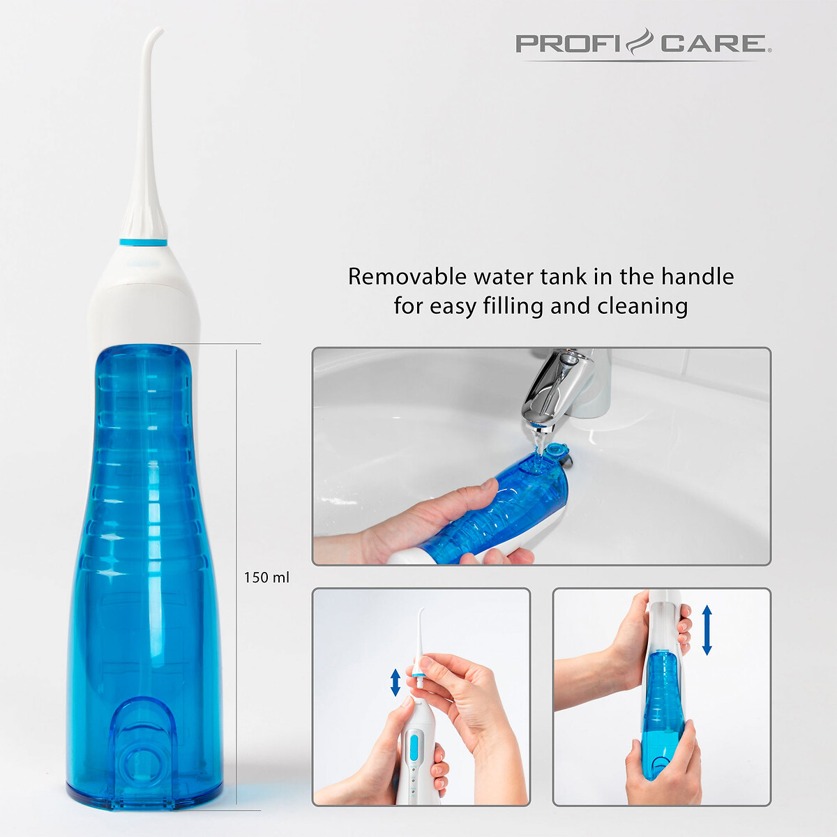 Hidropulsor, da Proficare branco/azul, PROFICARE
