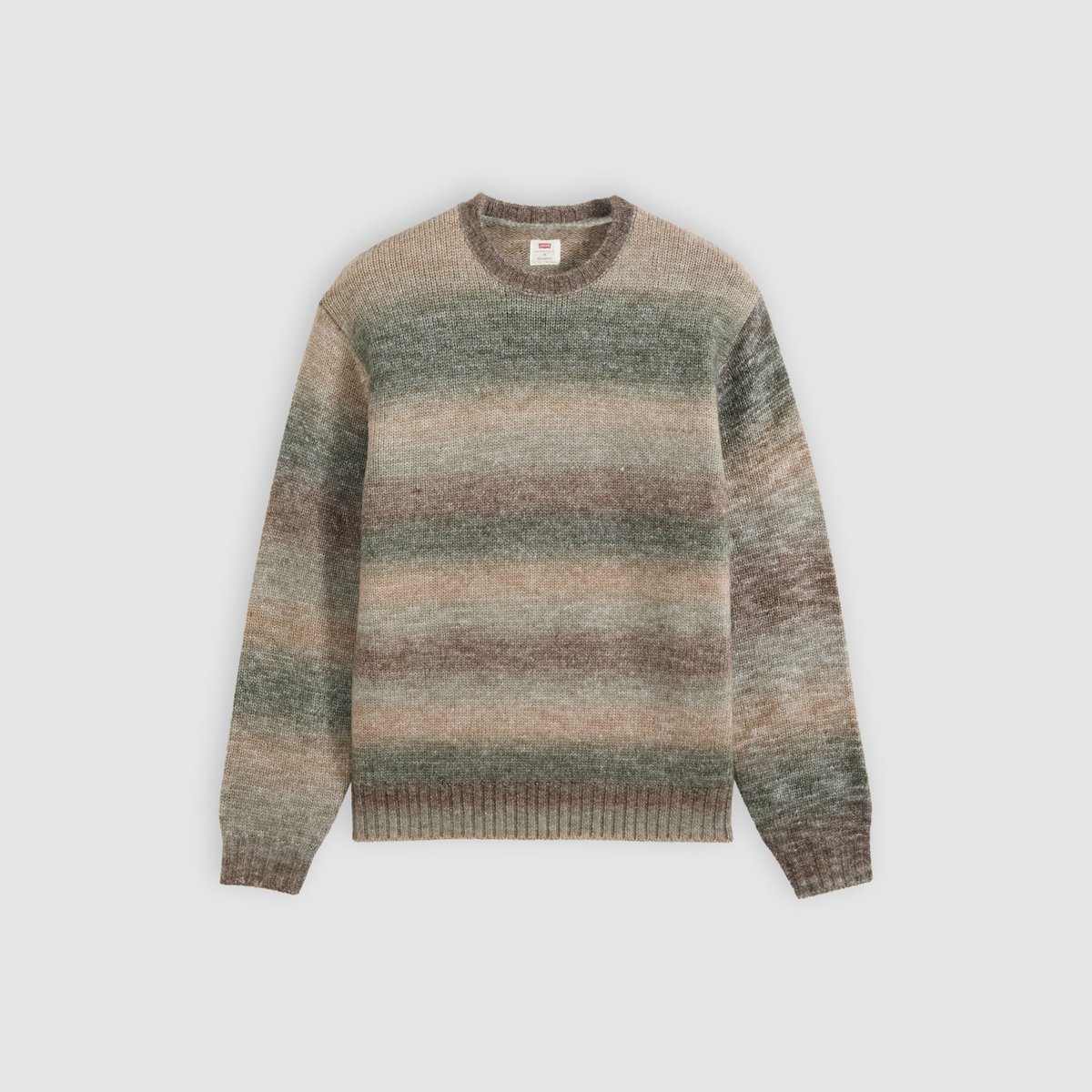 Pull ras du cou Laurel marron - space dye custon coffee, LEVI'S