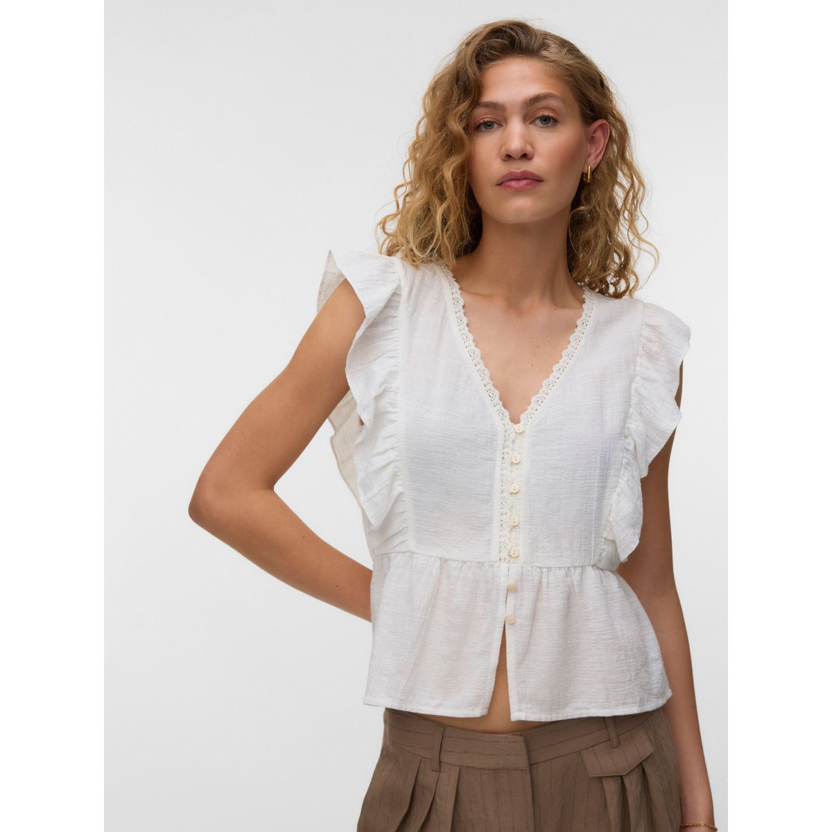 Top snow white, VERO MODA