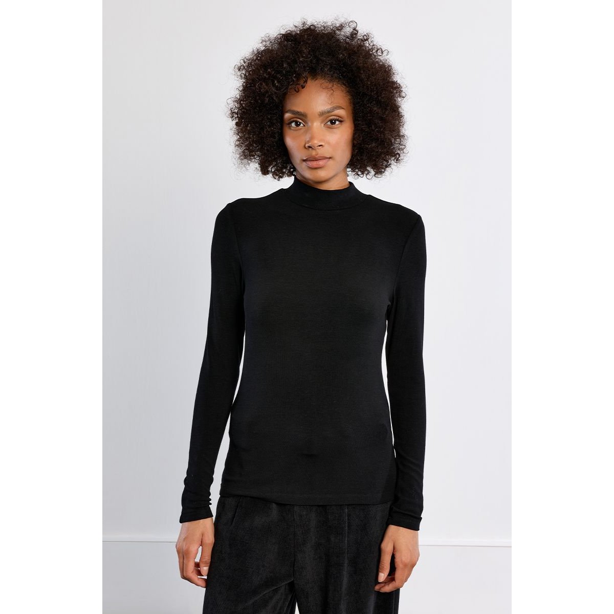 Sous-pull col montant noir, LILI SIDONIO