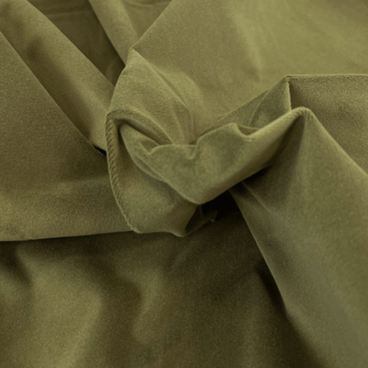 Harlow Velvet Single Sofabed with Foam Mattress olive, ÉDITÉ