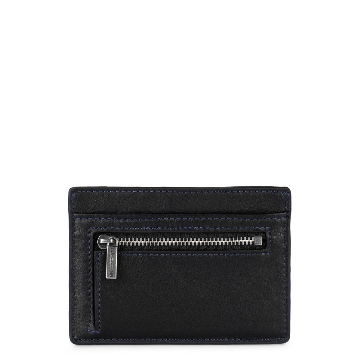 Porte-cartes SOFT VINTAGE HOMME noir - bleu, LANCASTER