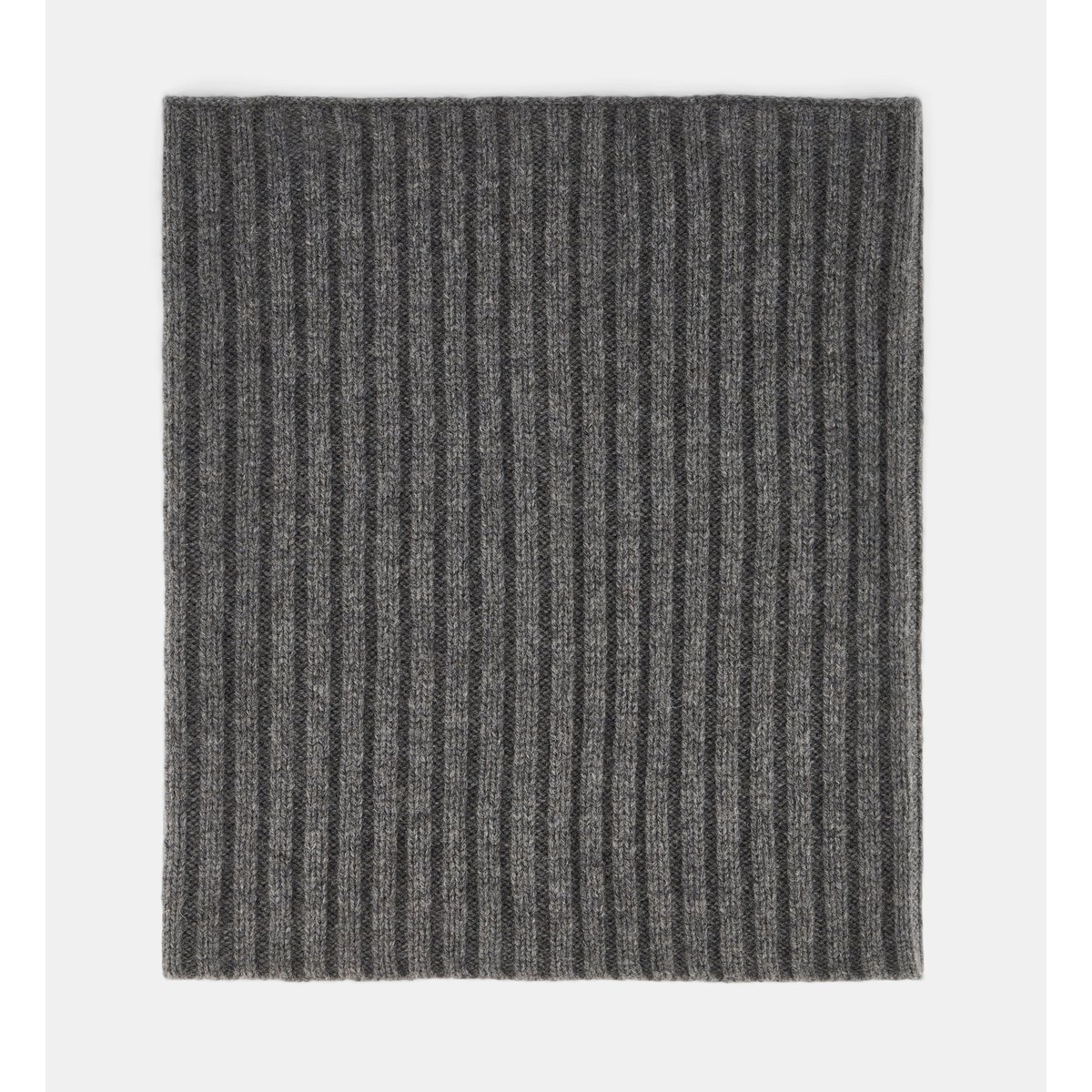 Col bixente maille côtelée gris, GALERIES LAFAYETTE