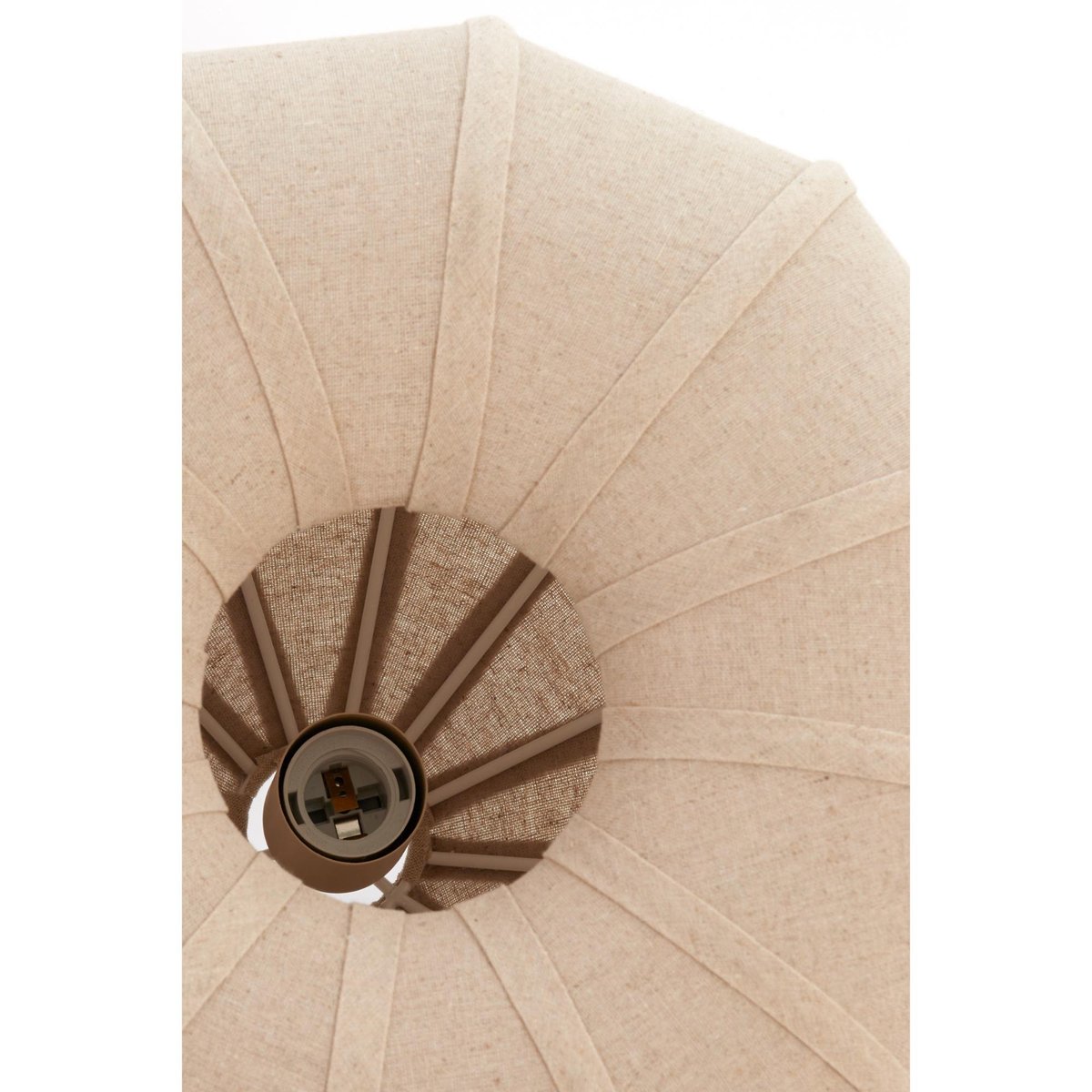 Lampe Suspendue Textiles ZUBEDA naturel, LIGHT & LIVING 