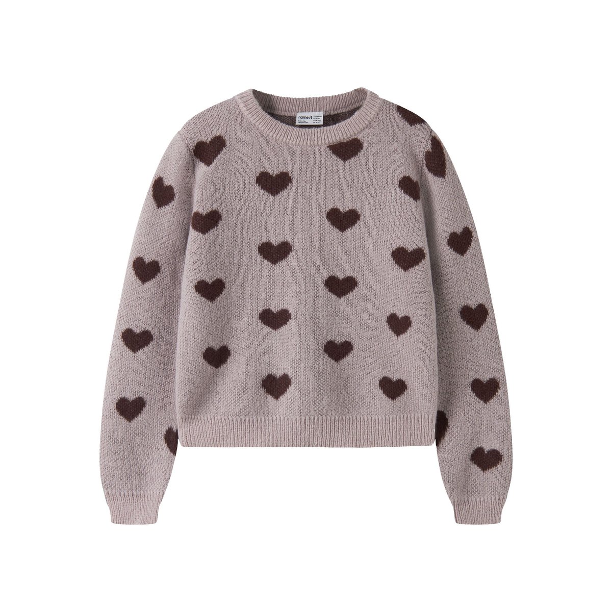 Pull En Maille gris - purple dove1, NAME IT