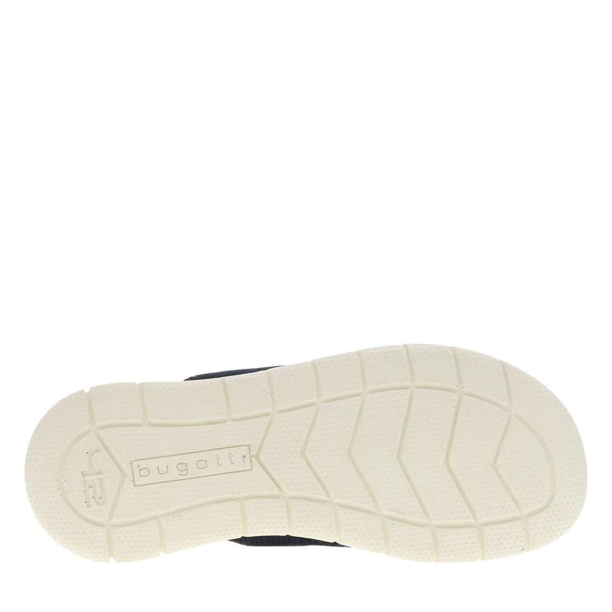 Claquettes talon plat bleu, BUGATTI
