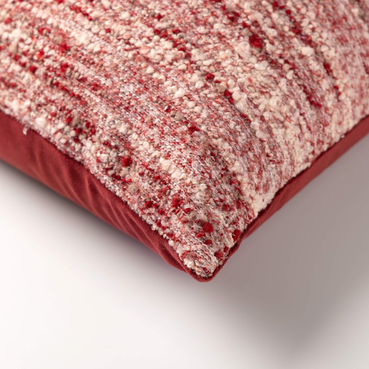 Housse de coussin Christan rouge, DUTCH DECOR