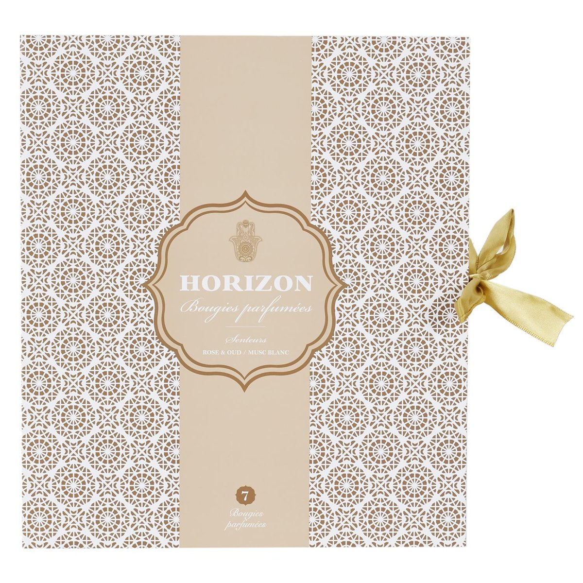 Coffret cadeau 7 bougies parfumées Senteurs d'Orient multicolore, EDEN