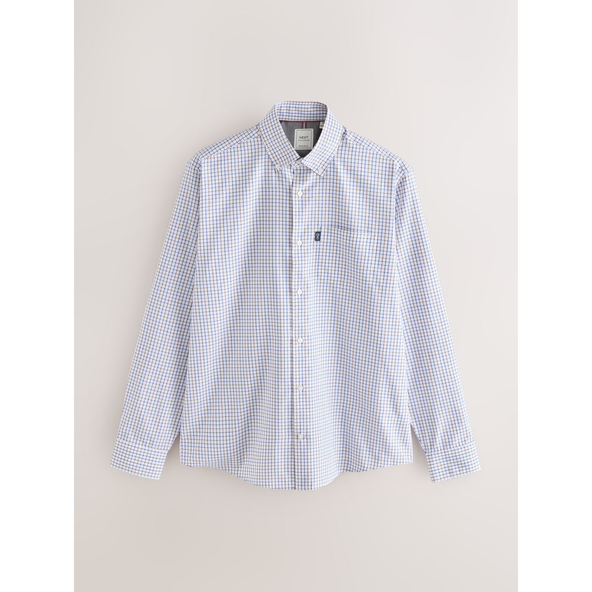 Chemise oxford , lot de 2 carreaux blancs/bordeaux, NEXT