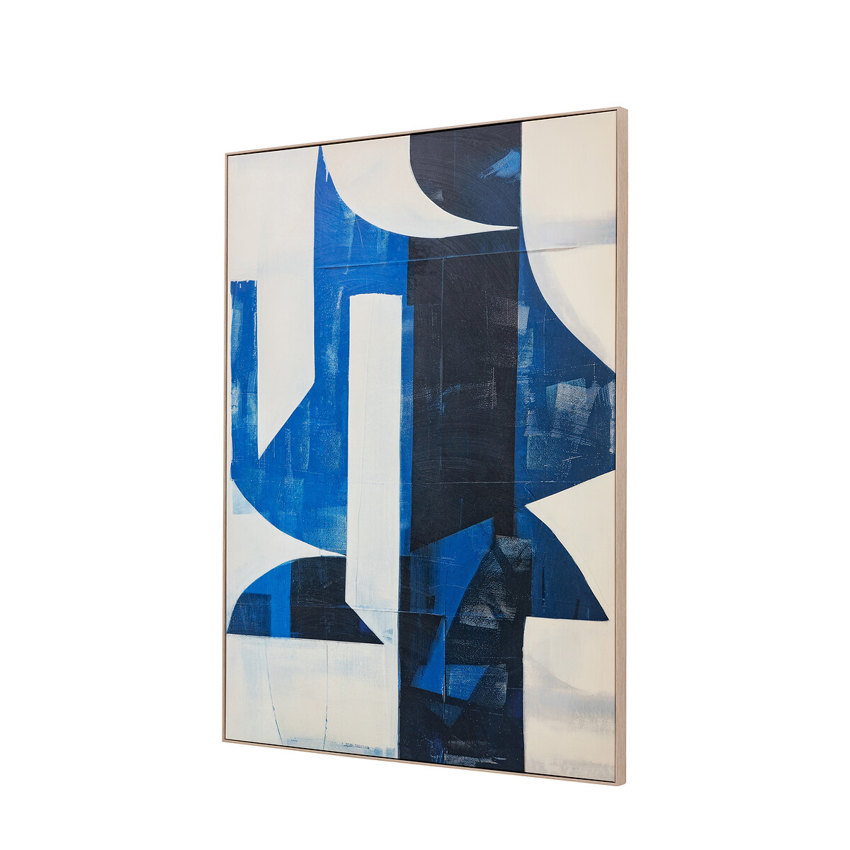 90x120cm Cobalt Abstract Framed Canvas blue, ÉDITÉ