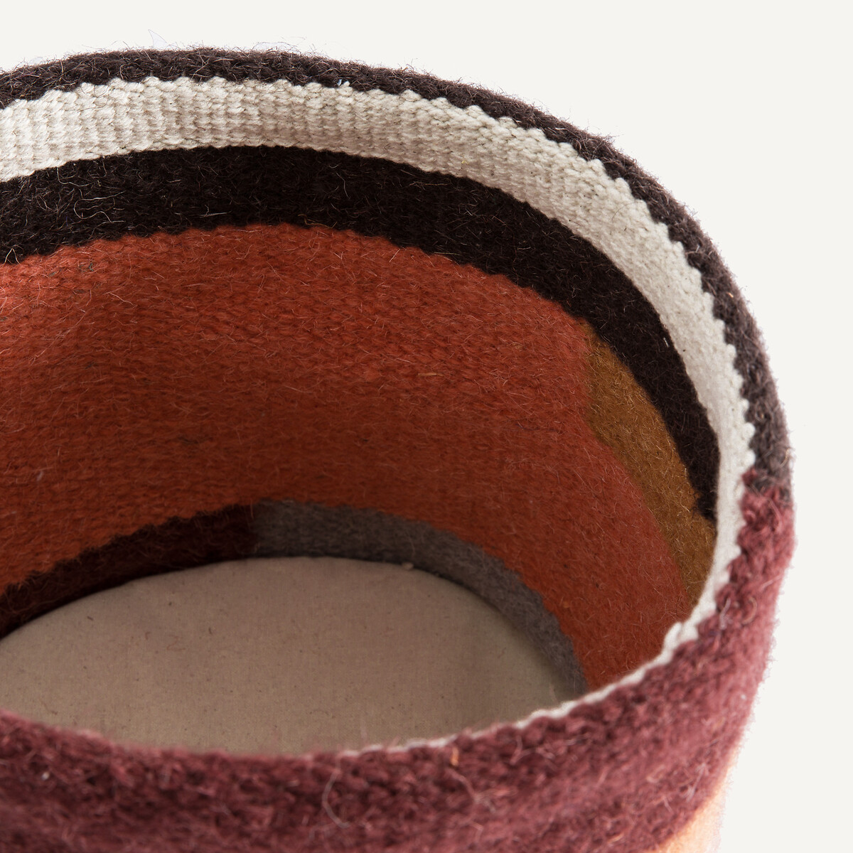Lot de 2 petits paniers en kilim, Kanta multicolore, LA REDOUTE INTERIEURS
