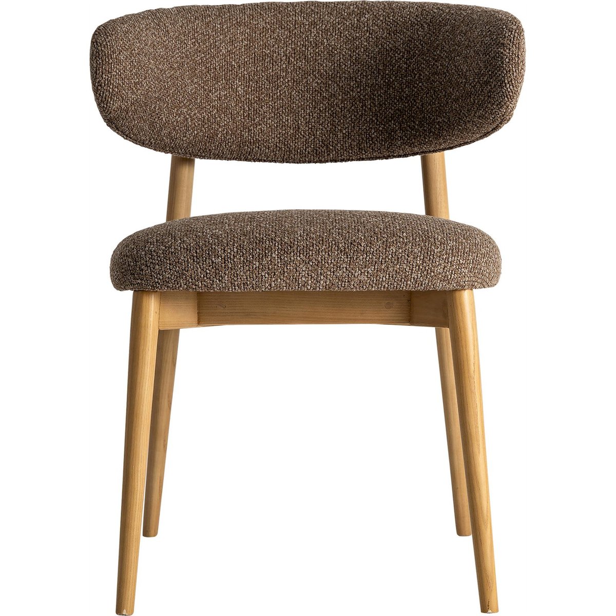 Chaise art déco, VACIO taupe marbré bois naturel, RECOLLECTION