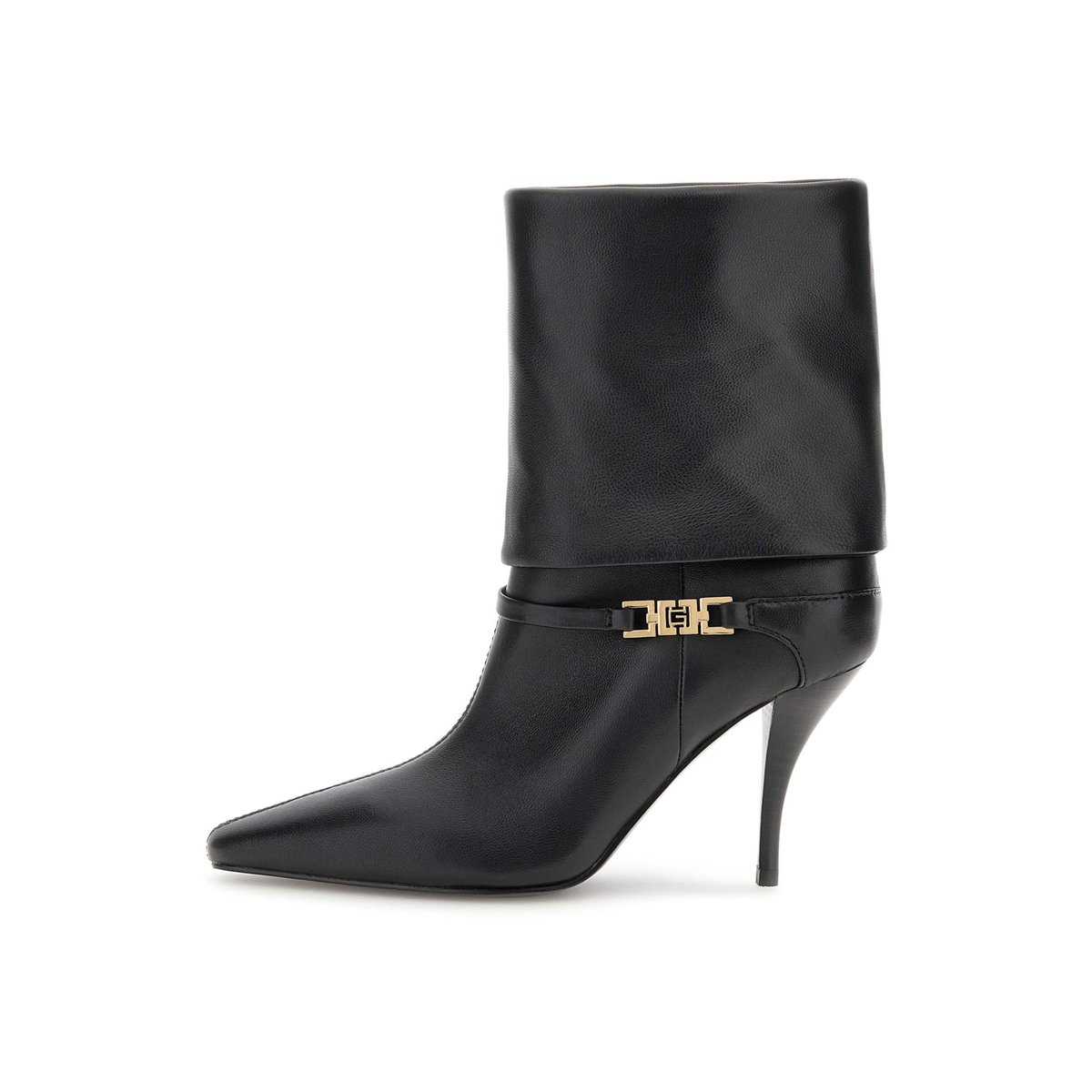 Bottines Nixxie Cuir Véritable noir, GUESS