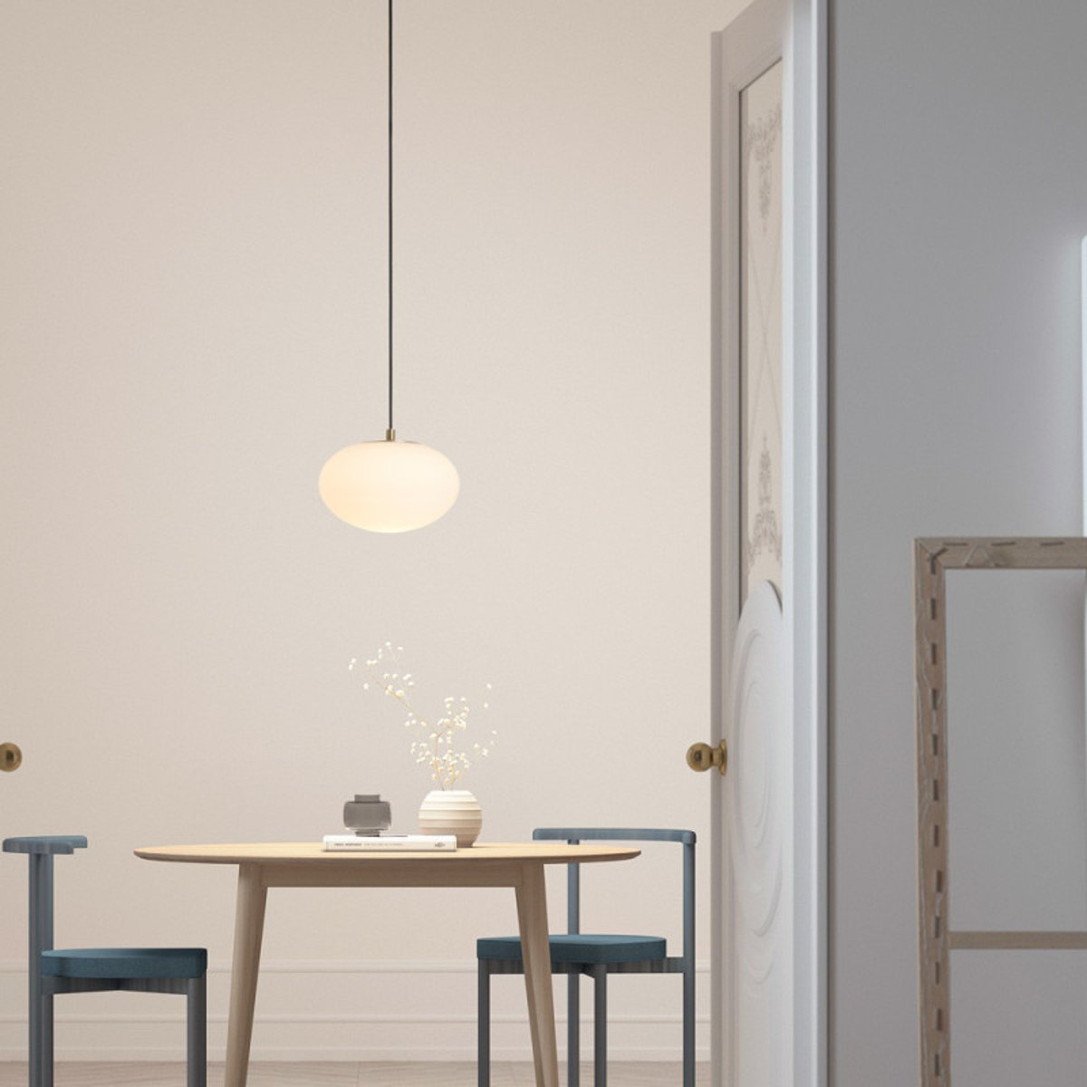 Suspension globe Press noir mat Diam.22 noir, MILLUMINE