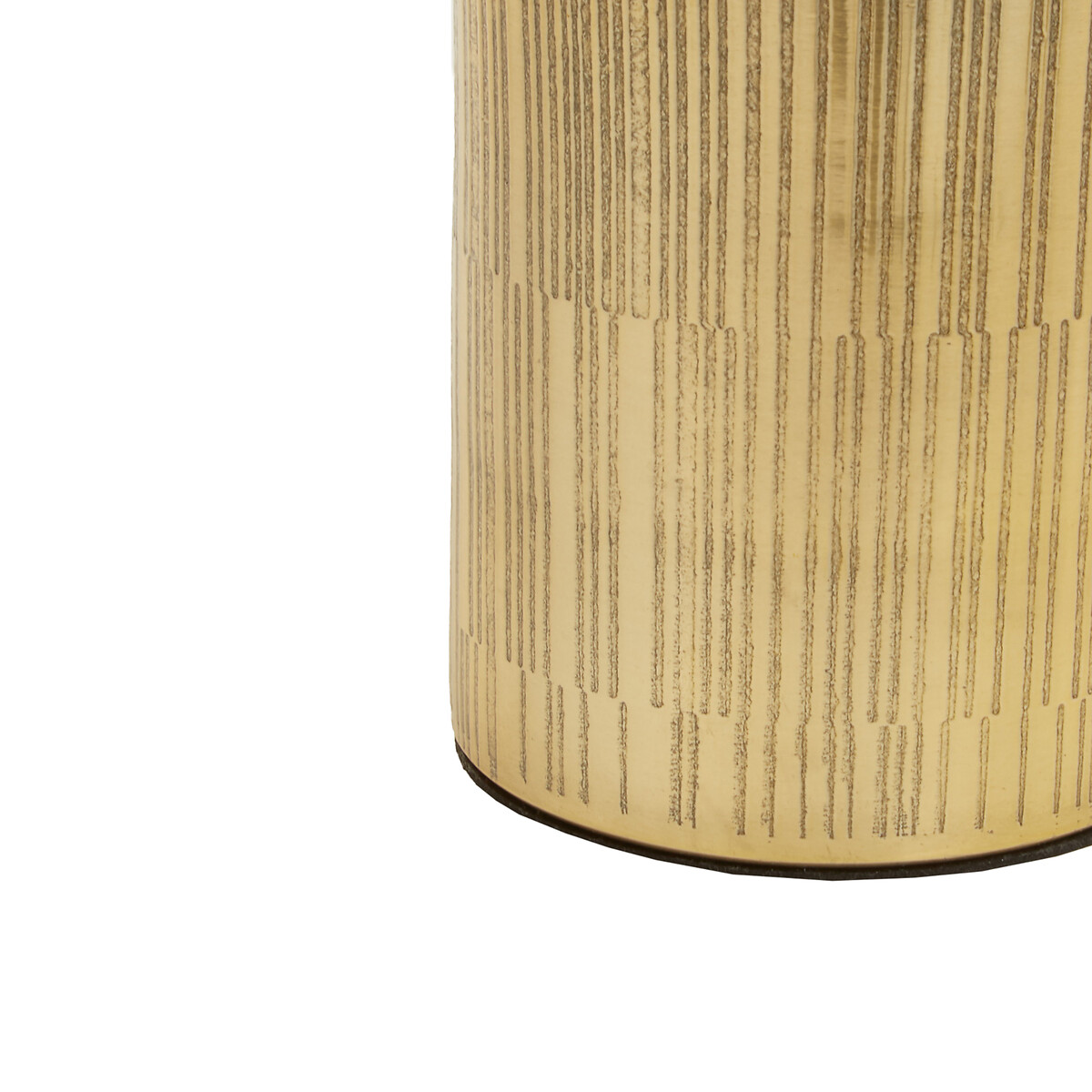 300ml Etched Line Gold Finish Canister with Lid gold-coloured, FIFTY FIVE SOUTH