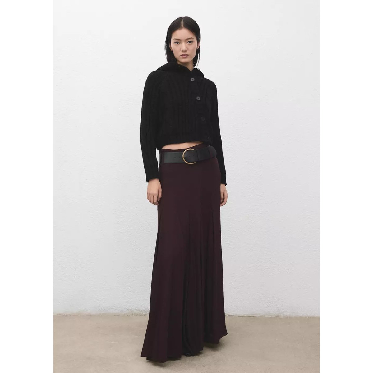 Veste croisée boutons noir, MANGO