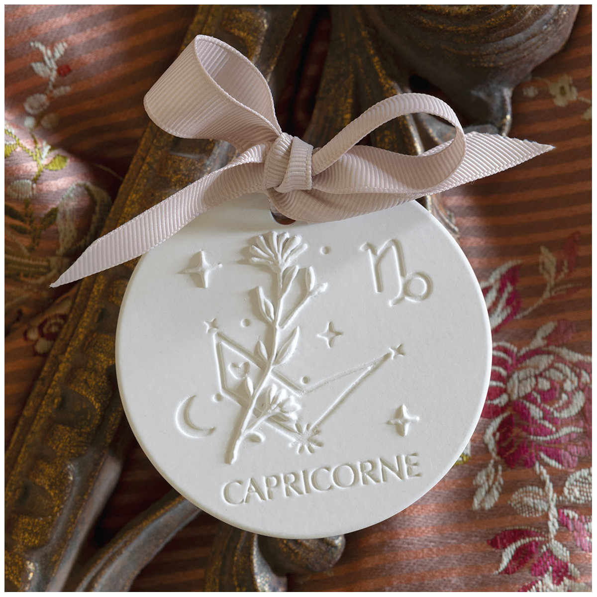 Décor parfumé Astral Capricorne - Rose Élixir blanc, MATHILDE M