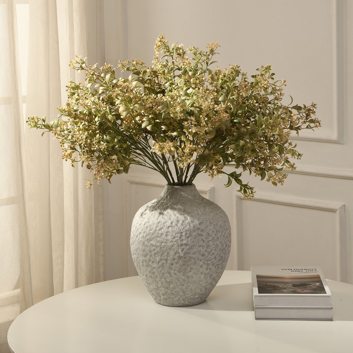 Tige de fleurs artificielle H64 LES ESSENTIELS blanc, SIA