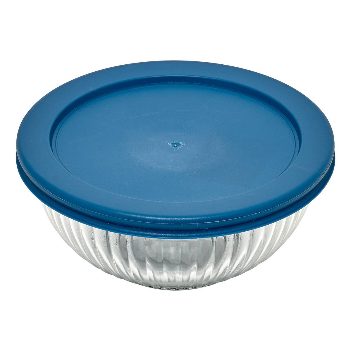 Lot de 5 saladiers ronds en verre ESSENTIELS transparent, 5FIVE SIMPLY SMART