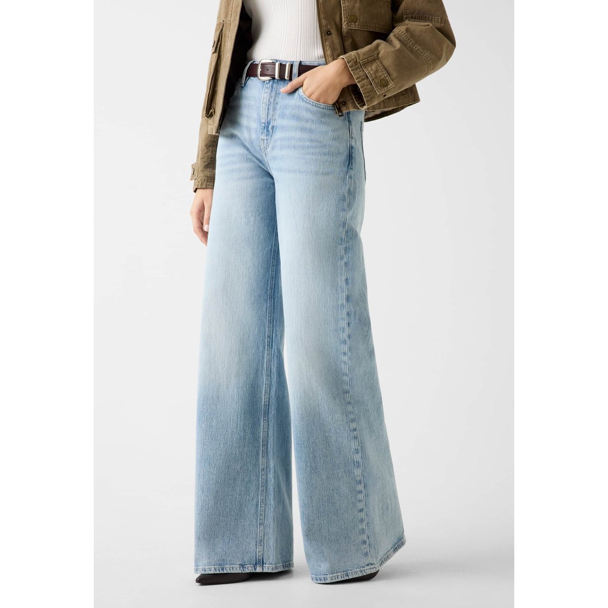 Jean Large Bellagio bleu ciel, GUESS