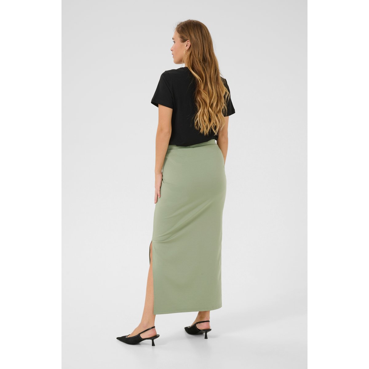 Skirt vert oil green, KAFFE