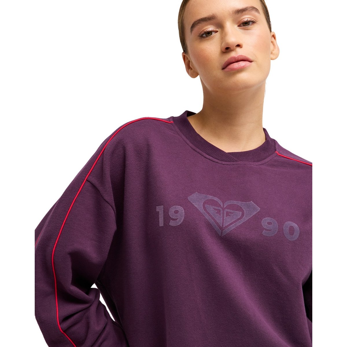 Sweatshirt de sport ESS ENERGY ELEVATED. violet blackberry wine, ROXY