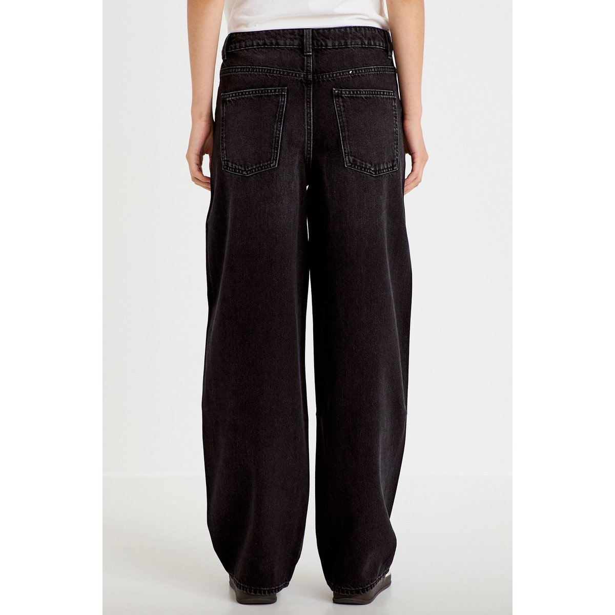 Jean coupe large denim noir, CACHE CACHE