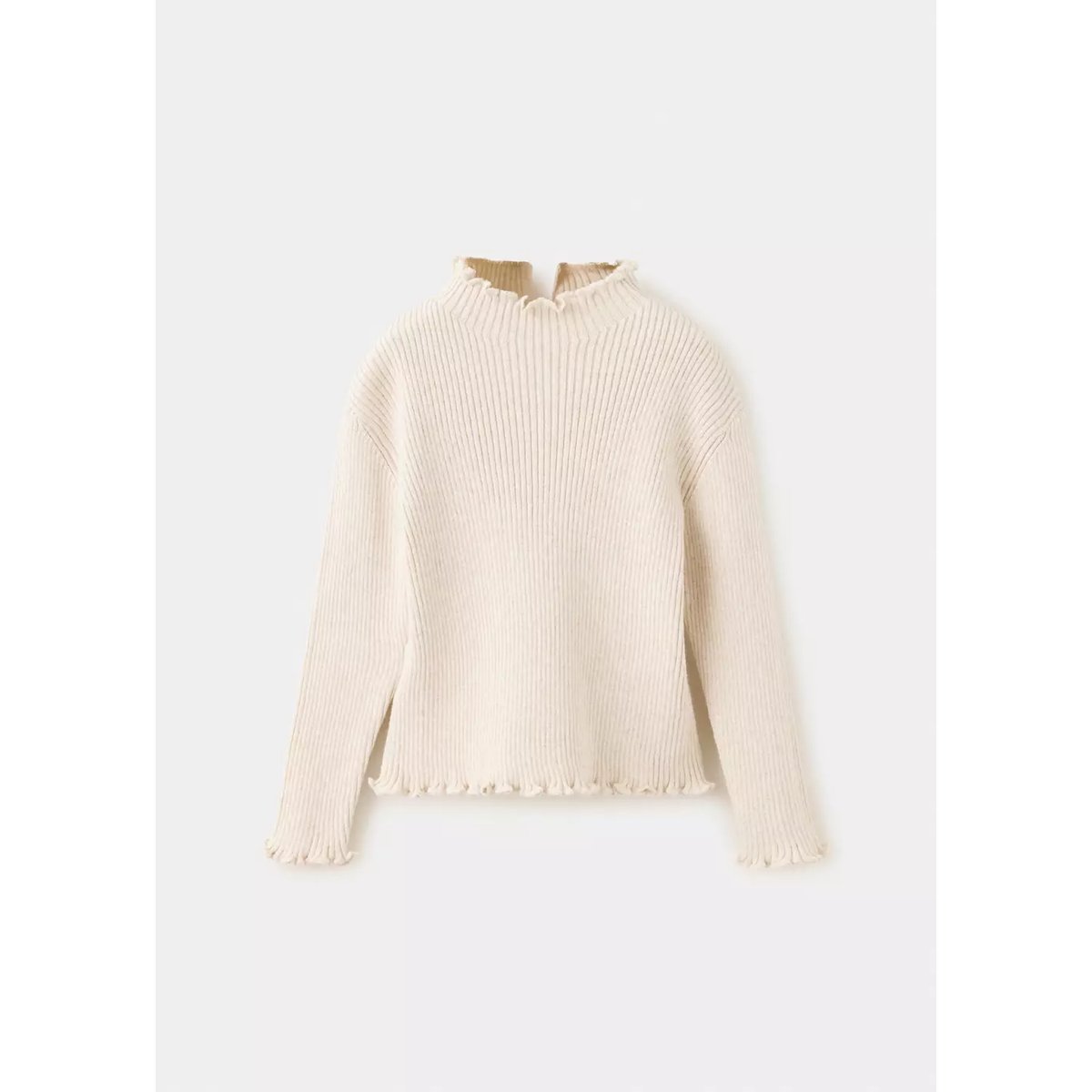 Pull-over coton côtelé beige, MANGO BABY