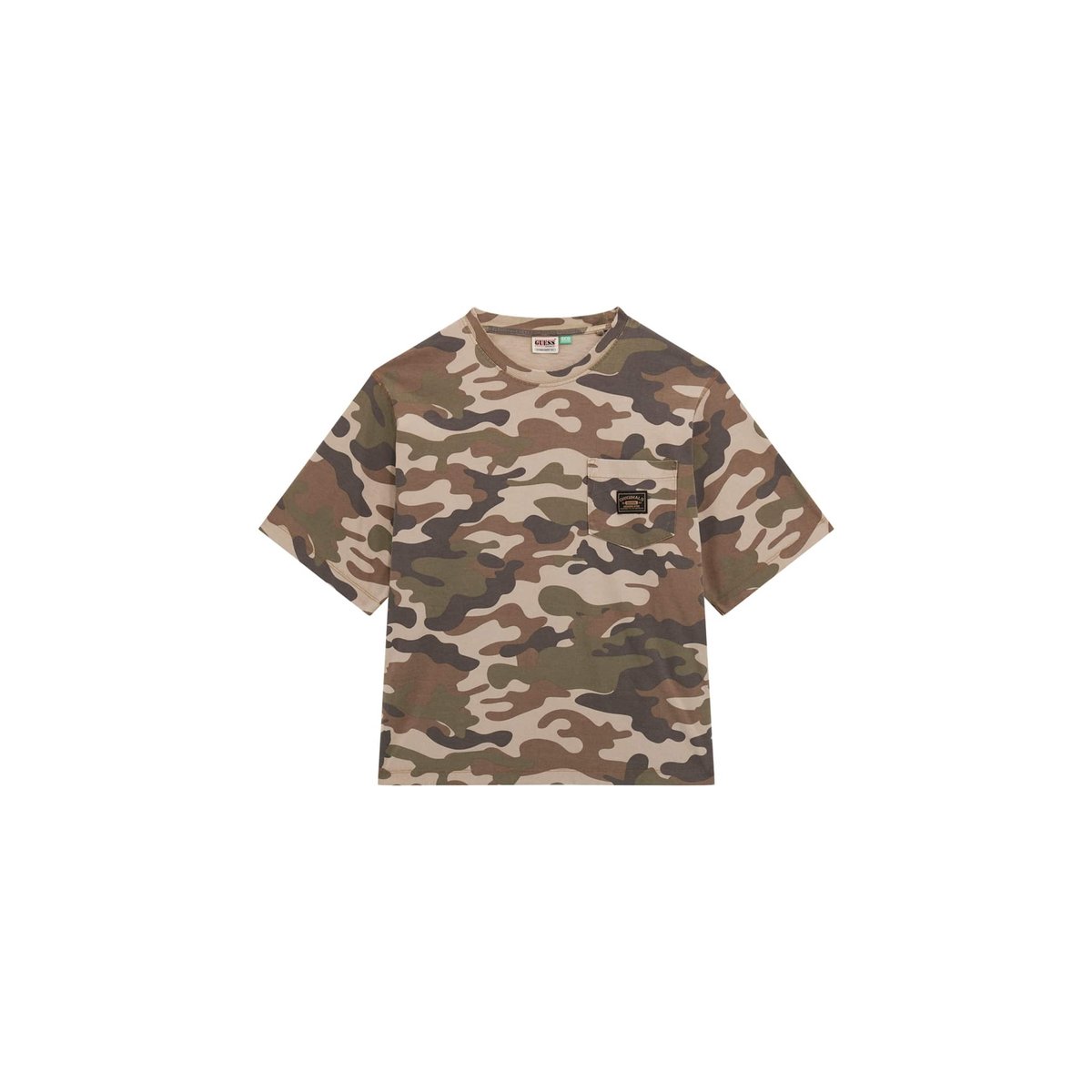 T-Shirt Camouflage camouflage, GUESS