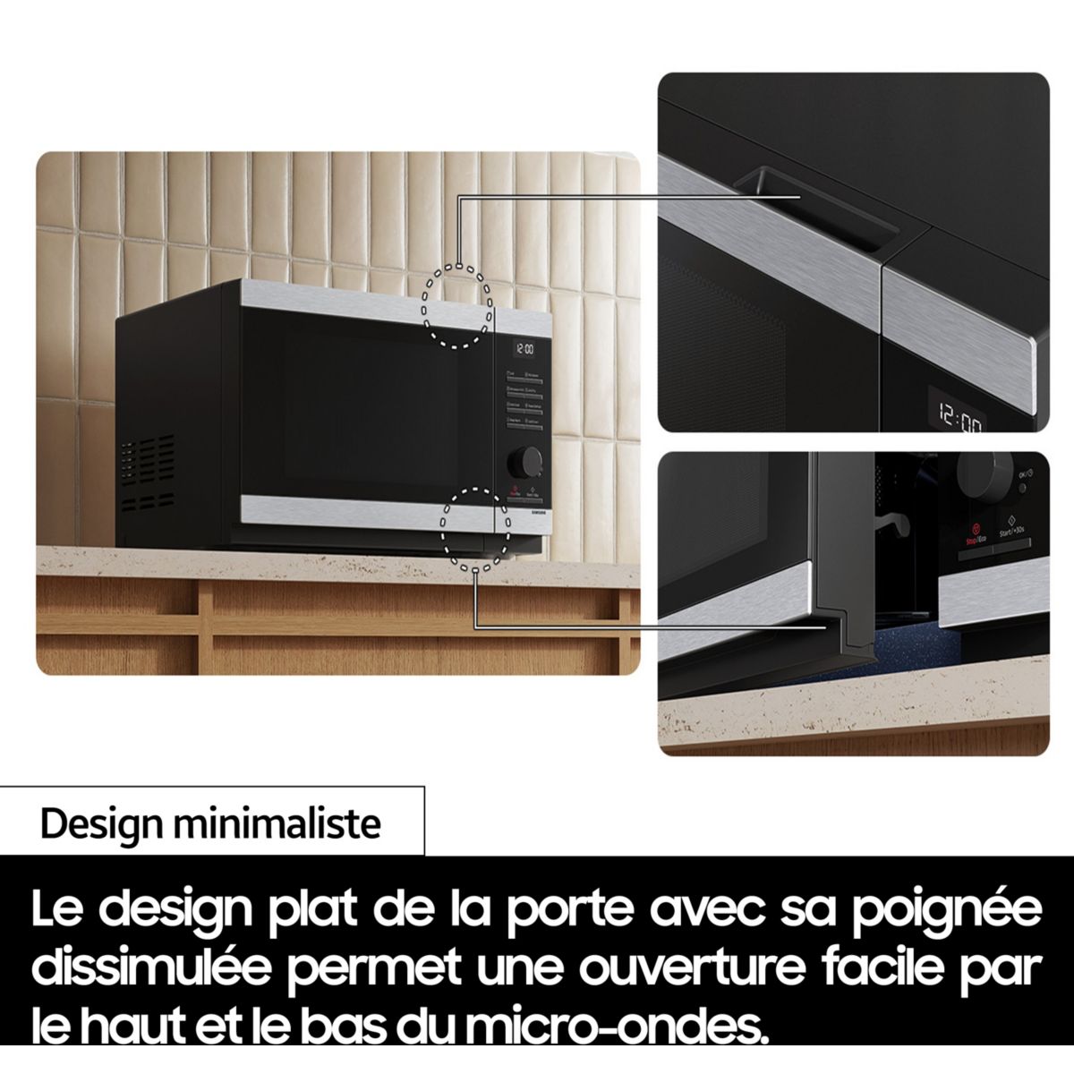 Micro ondes MS32DG4504GT 32L inox, SAMSUNG