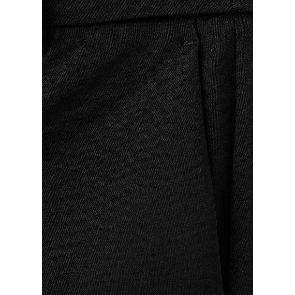 Pantalon droit 7/8 noir, MANGO
