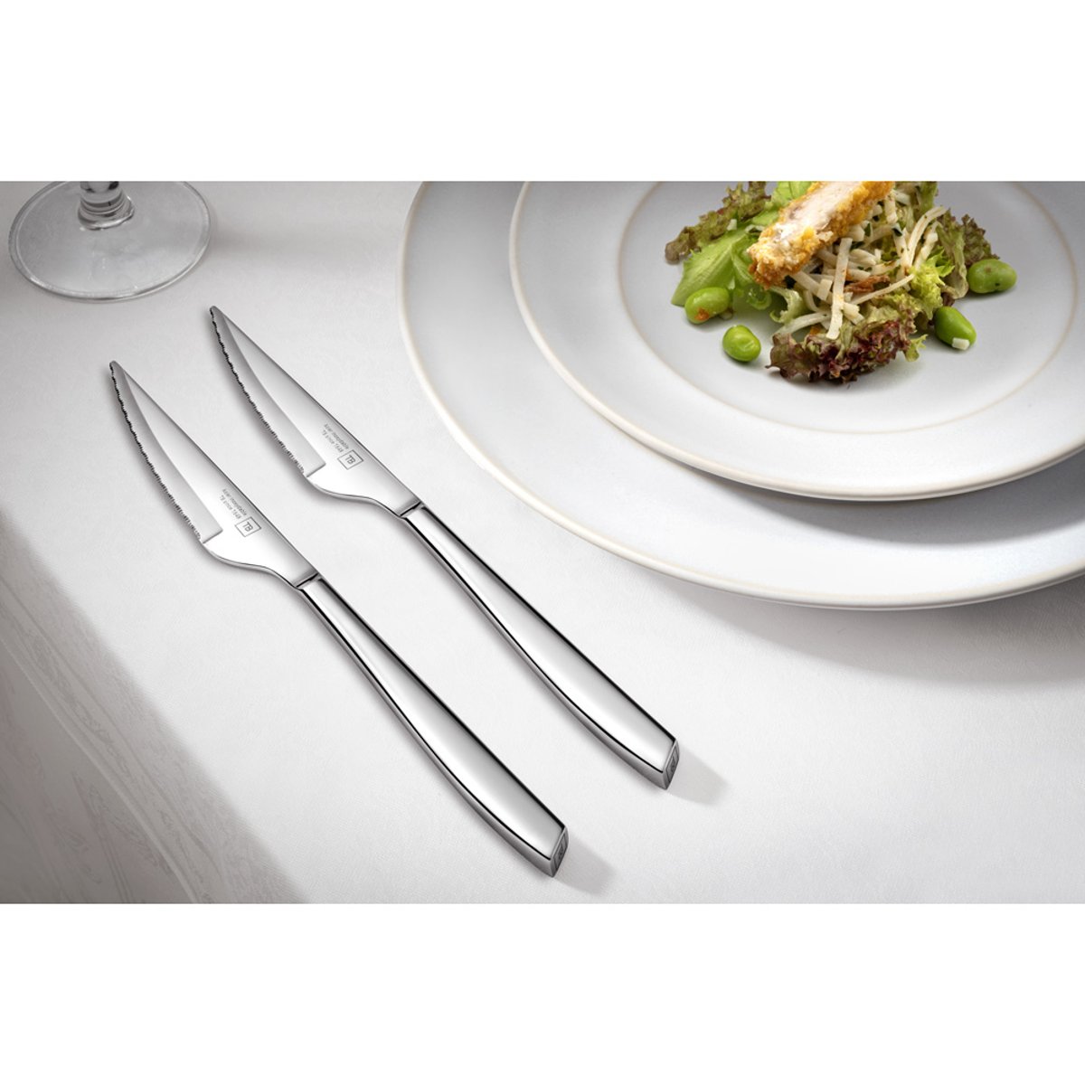 Coffret de 4 couteaux à steak brasserie argent / métallique, TARRERIAS BONJEAN