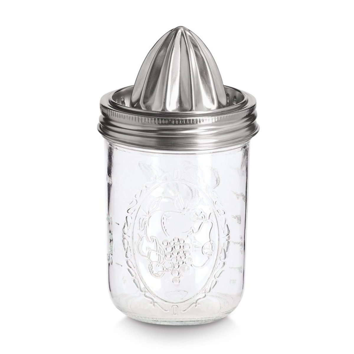 Presse-citron bocal verre 450 ml transparent, ZELLER PRESENT