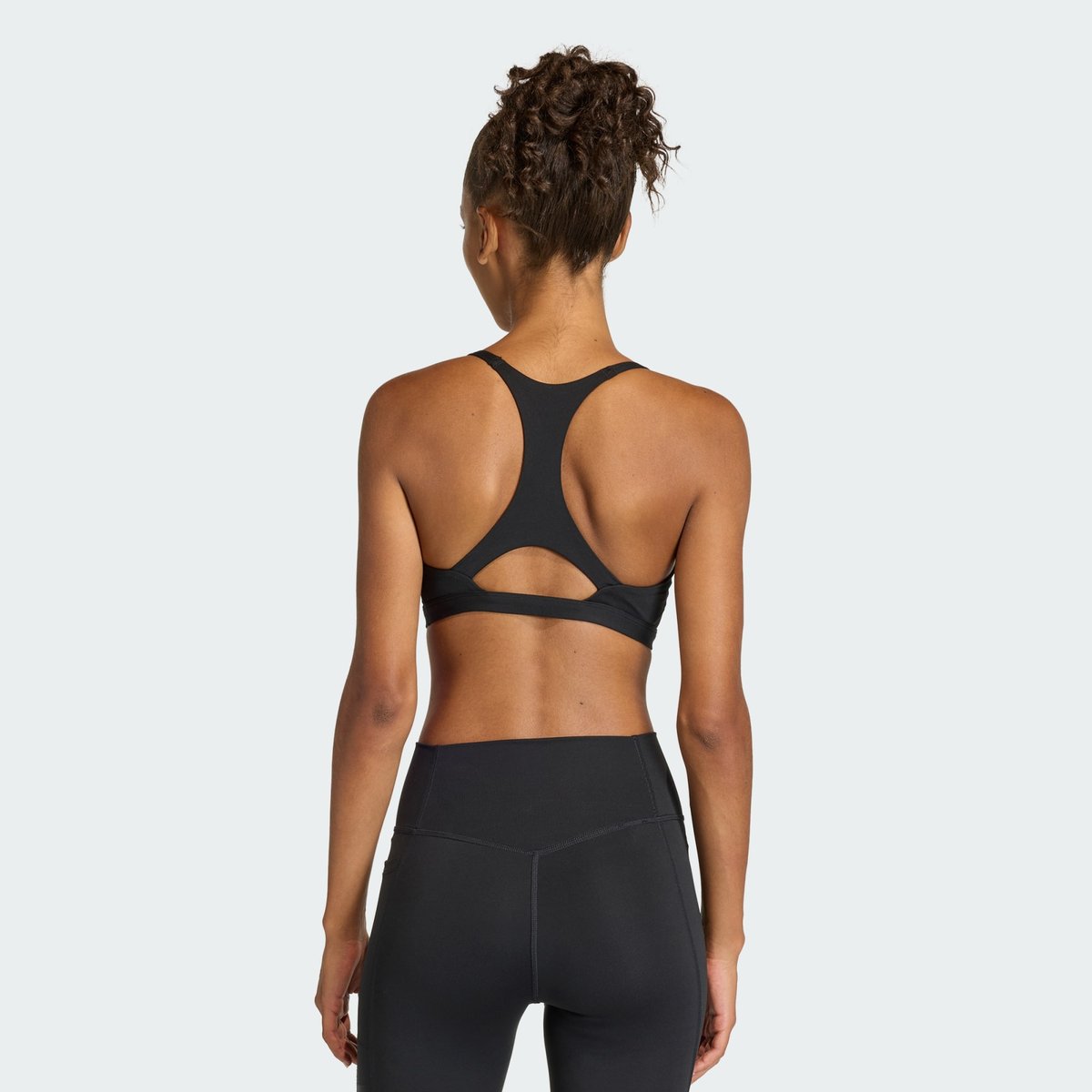 Brassière De Training Optime Essentials Maintien Léger noir, adidas Performance
