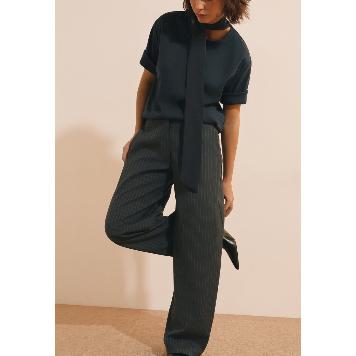 ETAM PANTALON BARRY RAY - PANTALON marine, ETAM