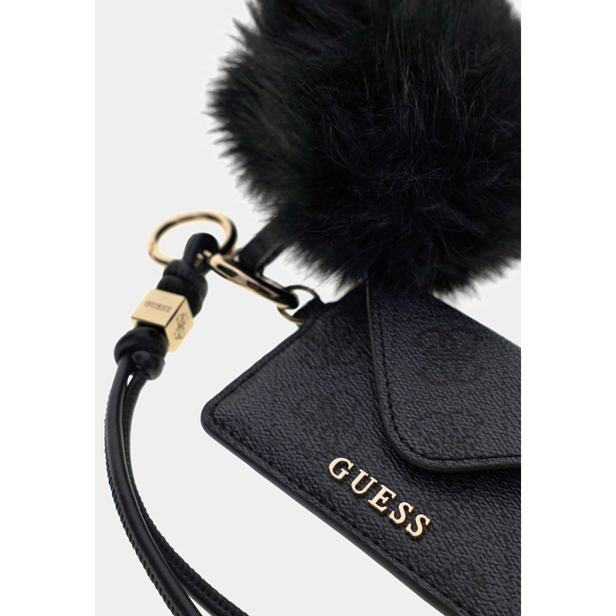 Porte-Clés Logo Yvonne gris, GUESS