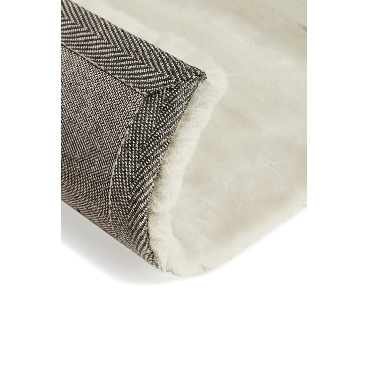 Tapis doux sensation peau de lapin ,  ANNA beige creme, WECON HOME