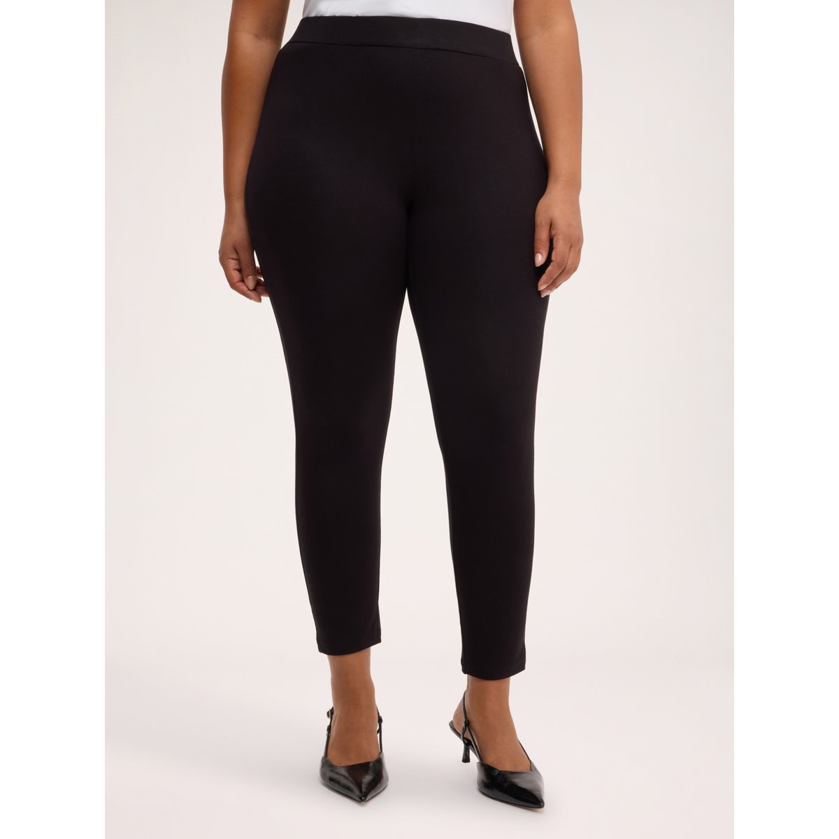 Leggings en viscose noir, FIORELLA RUBINO