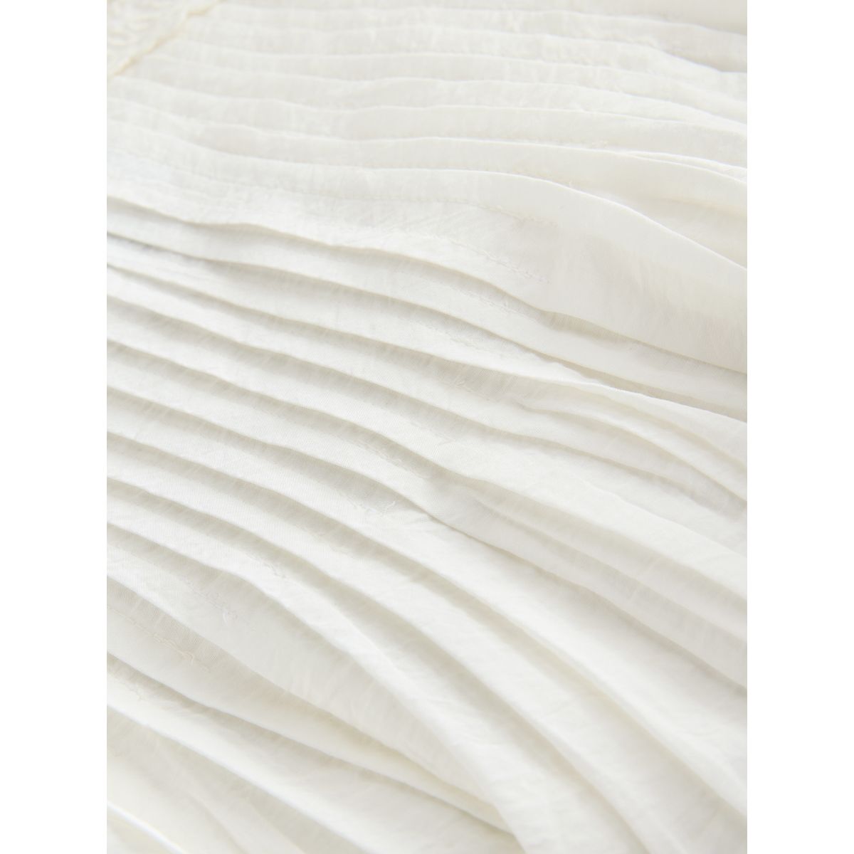 Robe d'été midi à petits plis et col rabattu blanc, NEXT