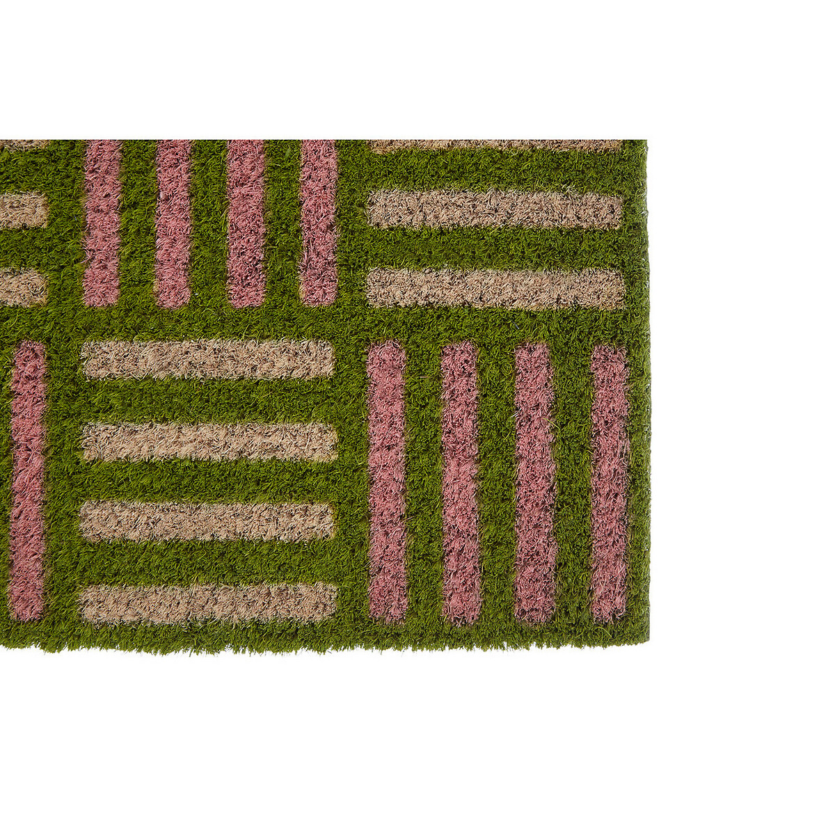 Striped Coir Doormat multi-coloured, SO'HOME